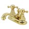 Kingston Brass KB602BX 4-Inch Centerset Bathroom Faucet with Pop-Up Drain, Polished Brass KB602BX - alternate 1